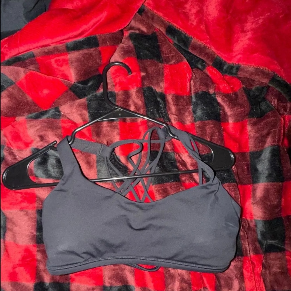 lululemon athletica Black Strappy Sports Bra